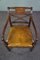 Antique English Mahogany Office Chair 7