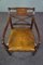 Antique English Mahogany Office Chair, Image 7