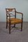 Antique English Mahogany Office Chair 1