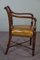 Antique English Mahogany Office Chair, Image 3