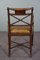 Antique English Mahogany Office Chair, Image 4