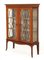 Antique Sheraton Display Cabinet with Mahogany Inlay, 1890s 2