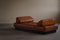 Mid-Century Danish Modern Daybed or Sofa in Cognac Brown Leather, 1960s, Image 2