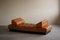 Mid-Century Danish Modern Daybed or Sofa in Cognac Brown Leather, 1960s, Image 5