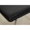 Wing Ottoman in Black Leather from Hans Wegner 4