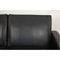 GE-34/2 2-Seat Sofa in Patinated Black Leather by Hans Wegner for Getama, 1980s 5