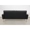 GE-34/2 2-Seat Sofa in Patinated Black Leather by Hans Wegner for Getama, 1980s 3