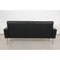 GE-34/2 2-Seat Sofa in Patinated Black Leather by Hans Wegner for Getama, 1980s, Image 3