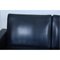 GE-34/3 3-Sitzer Sofa aus patiniertem schwarzem Leder von Hans Wegner für Getama, 1980er 3