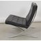 Chaise Barcelona en Cuir Patiné Noir par Ludwig Mies Van Der Rohe 4