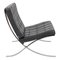 Barcelona Chair in Black Patinated Leather by Ludwig Mies Van Der Rohe 2