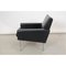 GE-34 Lounge Chair in Patinated Black Leather by Hans Wegner from Getama 4