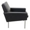 GE-34 Lounge Chair in Patinated Black Leather by Hans Wegner from Getama 2