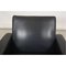 GE-34 Lounge Chair in Patinated Black Leather by Hans Wegner from Getama 5