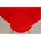 Sedia a forma di cuore rossa in tessuto rosso di Verner Panton per Vitra, Immagine 6