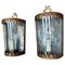 French Gilt Toleware Wall Lights, 1950s, Set of 2 1