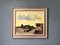 Yellow Skies, 1950s, Oil on Board, Framed 8