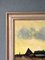 Yellow Skies, 1950s, Oil on Board, Framed 7