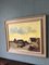 Yellow Skies, 1950s, Oil on Board, Framed, Image 2