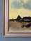 Yellow Skies, 1950s, Oil on Board, Framed 6