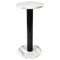 Postmodern White Carrara Marble Flower Stand Pedestal Table, Italy, 1980s, Image 1