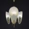 Vintage Brass Chandelier, Italy, 1950s, Image 12