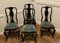 Painted and Lacquered Chinoiserie Dining Chairs, 1950s, Set of 4, Image 5