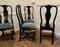 Painted and Lacquered Chinoiserie Dining Chairs, 1950s, Set of 4 2