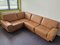 Mid-Century Leather Sectional Corner Sofa from de Sede, Switzerland, Set of 4 9
