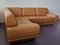Mid-Century Leather Sectional Corner Sofa from de Sede, Switzerland, Set of 4 8