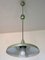 Lámpara de techo vintage de metal verde, años 50, Imagen 5
