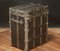 Vintage Black Flat Trunk, Image 4