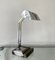 Art Deco Articulated Marble and Chromed Brass Table Lamp, 1930s, Image 3
