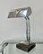 Art Deco Articulated Marble and Chromed Brass Table Lamp, 1930s 1