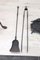 Antique Iron Fireplace Tool Set, Early 19th Century, Set of 6 19