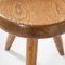 Wooden Berger Stool by Charlotte Perriand for Steph Simon, 1950s, Image 3