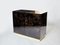 Brown Goatskin & Parchment Brass Cabinet Bar by Aldo Tura, 1960s, Image 7