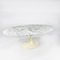 Large Vintage Italian Oval Marble Dining Table, 1960s, Image 3
