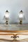 Lampes de Bureau Art Déco en Murano attribuées à Ercole Barovier pour Barovier & Toso, 1930s, Set de 2 3