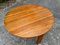 Danish Round Teak Coffee Table, 1960-1970s, Image 2