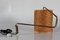 Lampada da parete flessibile in ottone e canna nello stile di Paavo Tynell, Danimarca, anni '50, Immagine 3