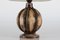 Danish Art Deco Table Lamp in Painted Carved Wood, 1940s 6