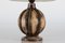 Danish Art Deco Table Lamp in Painted Carved Wood, 1940s, Image 6