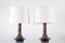 Danish Modern Sculptural UFO Shaped Table Lamps from Søholm, 1960s, Set of 2 1