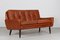 Modernes dänisches Zwei-Sitzer Sofa aus Cognacfarbenem Leder, Dänemark, 1960er 2