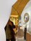 Grand Miroir Lightning en Verre Ambré attribué à Cristal Art, 1960s 10