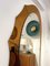 Grand Miroir Lightning en Verre Ambré attribué à Cristal Art, 1960s 3