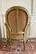 Französische Louis XVI Bergere Sessel aus Holz & Samt, 19. Jh., 2er Set 12