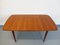 Vintage Scandinavian Dining Table in Teak with Extensions, 1960s 7