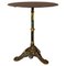 Late 19th Century French Bistro Table with Metal Top & Wrought Iron Foot, 1890s, Set of 2 1